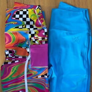 Two pairs of Peloton Brittany Allen Leggings NWOT